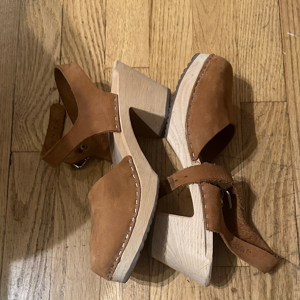 Lotta From Stockholm Tan Mules